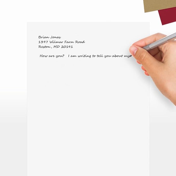 LUXPaper 8.5" x 11" Classic Crest Paper | Letter Size | Brilliant White | 70lb. - Image 5