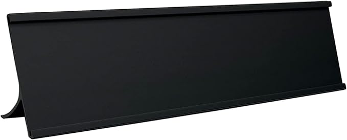 5 Pack 2" x 10" Aluminum Desk Name Plate Holders, Office Business Desk Sign - Image 3