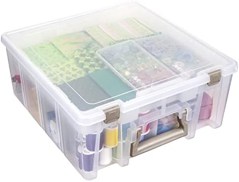 artbin 6899az super satchel double deep with lift-out showing dimensions