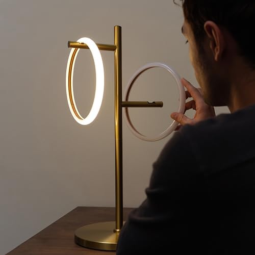 Brightech Saturn Table Lamp, Great Living Room Decor, Desk Tree Lamp for Offi...