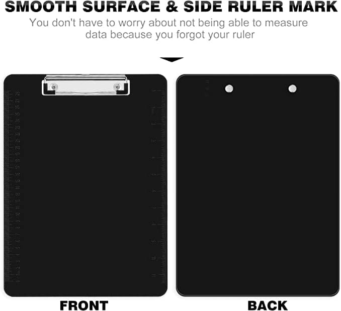HERKKA 25 Pack Plastic Clipboards, A4 Letter Size, 12.5 x 9 Inch - Image 4