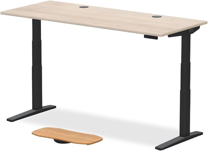 UPLIFTDESK V3 2-Leg Maple Laminate Wood Standing Desk – Adjustable Height by UPLIFTDESK