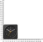 braun classic analogue alarm clock with snooze and on a desk or shelf