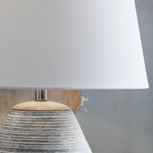 Signature Design by Ashley 1-Piece Table Lamp, Blue Terracotta