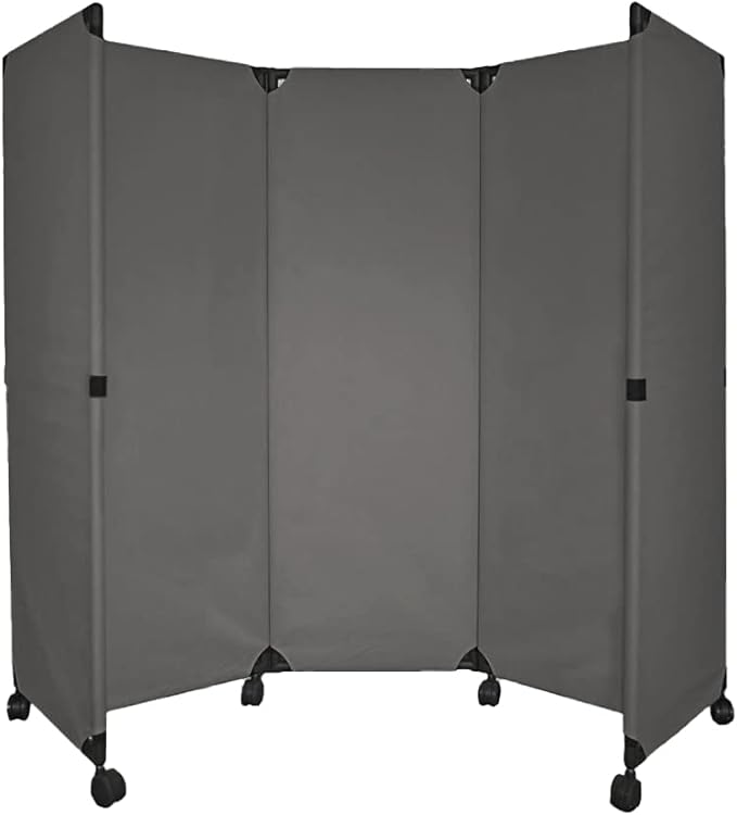 Versare MP6 Portable Folding Wall Partition | Economical 3 Panel Design | by VERSARE