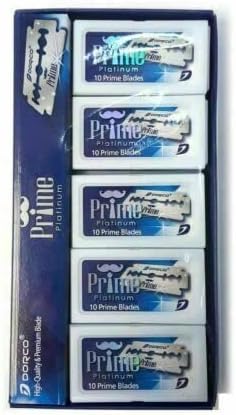 Dorco STP301 Prime Platinum Double Edge Blades 1,000 Blades
