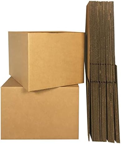 uboxes moving boxes bundle of 18"x14"x12" (medium boxes, front angle view