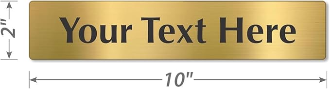 SmartSign Custom Brass Sign - Image 5