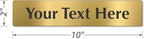 SmartSign Custom Brass Sign - Image 5