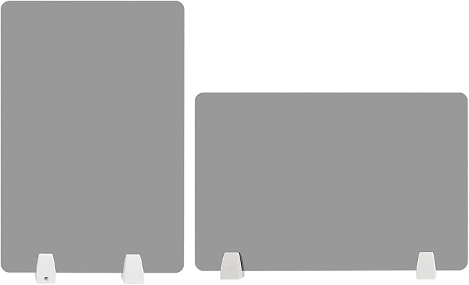 4PCS Desk Dividers Office Partitions, Privacy Desk Panel Protective, Frosted - Image 8