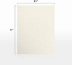 LUXPaper 8.5" x 11" Paper | Letter Size | Quartz Metallic | 80lb. Text | 50 Qty - Image 2