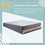 golden state art, drop front archival storage box, front angle view