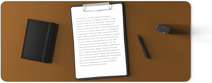 POUT TekDec Mat – Vegan Leather Desk Pad, Water-Resistant Surface, Anti-Slip - Image 4