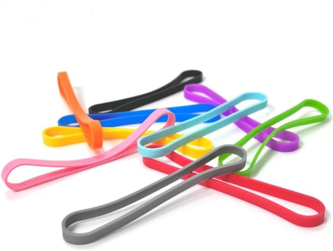 Rubber Bands Silicone 15 Pcs 5.5inch Elastic Bands - Image 5