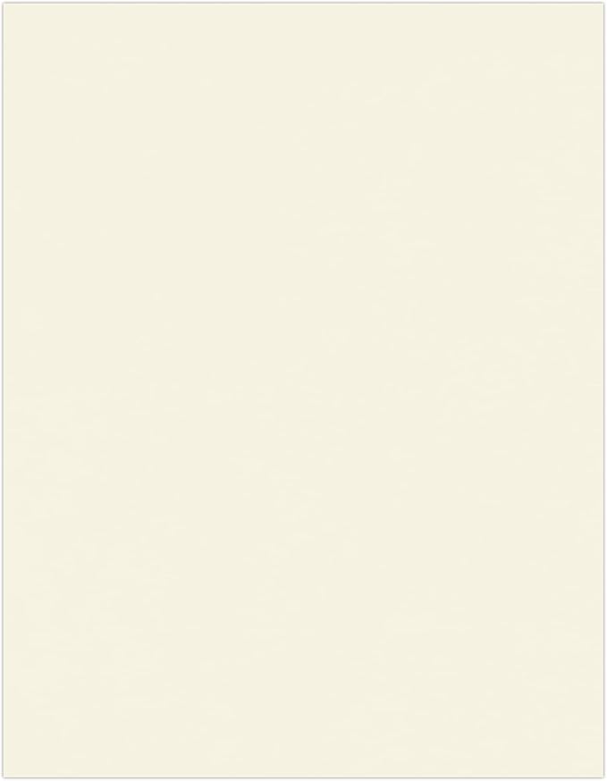 LUXPaper 8.5" x 11" Classic Crest Paper | Letter Size | Natural White | 24lb. by LUXPaper