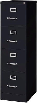 Scranton & Co 4 Drawer Metal Vertical File Cabinet - Image 4
