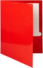 JAM PAPER Laminated Two Pocket Glossy Folders - Image 2