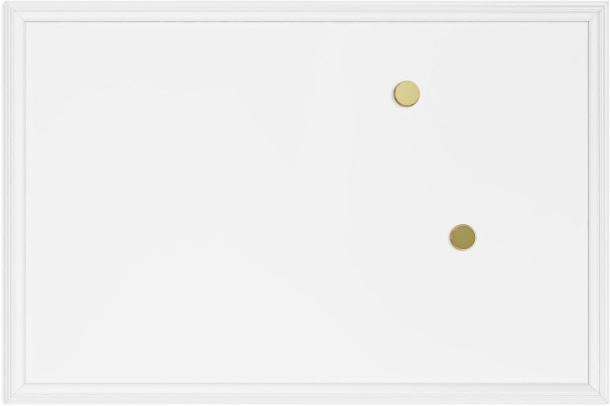 U Brands White Board, Dry Erase Boards, Wall Magnetic Whiteboard, 24" x ...