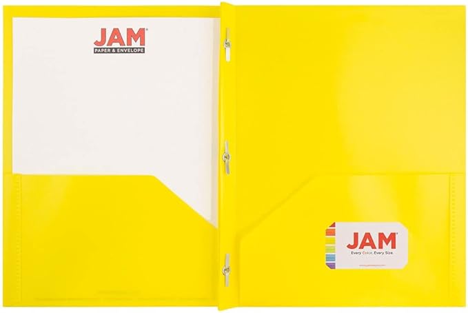 JAM PAPER Plastic Color POP Folders - Image 4
