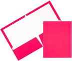 JAM PAPER Laminated Two Pocket Glossy Folders by JAMPaper