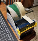 WOD TTD3SD Tabletop Multi-Roll Steel Desktop Tape Dispenser, Holds 3 inch core - Image 6