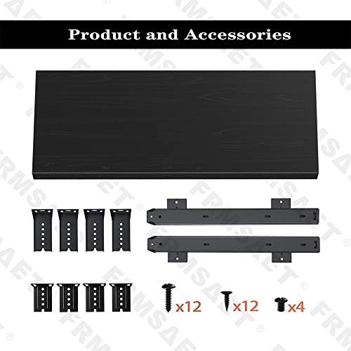 FRMSAET Office Product 20/24/30 inch Keyboard Drawer Tray(20 in, Black)