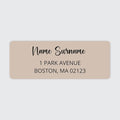 Dotty about Paper Personalized Beige Colorblock by DottyAboutPaper