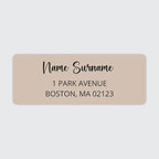 Dotty about Paper Personalized Beige Colorblock by DottyAboutPaper