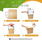 convivium 4 pack insulated shipping boxes with aluminum showing dimensions