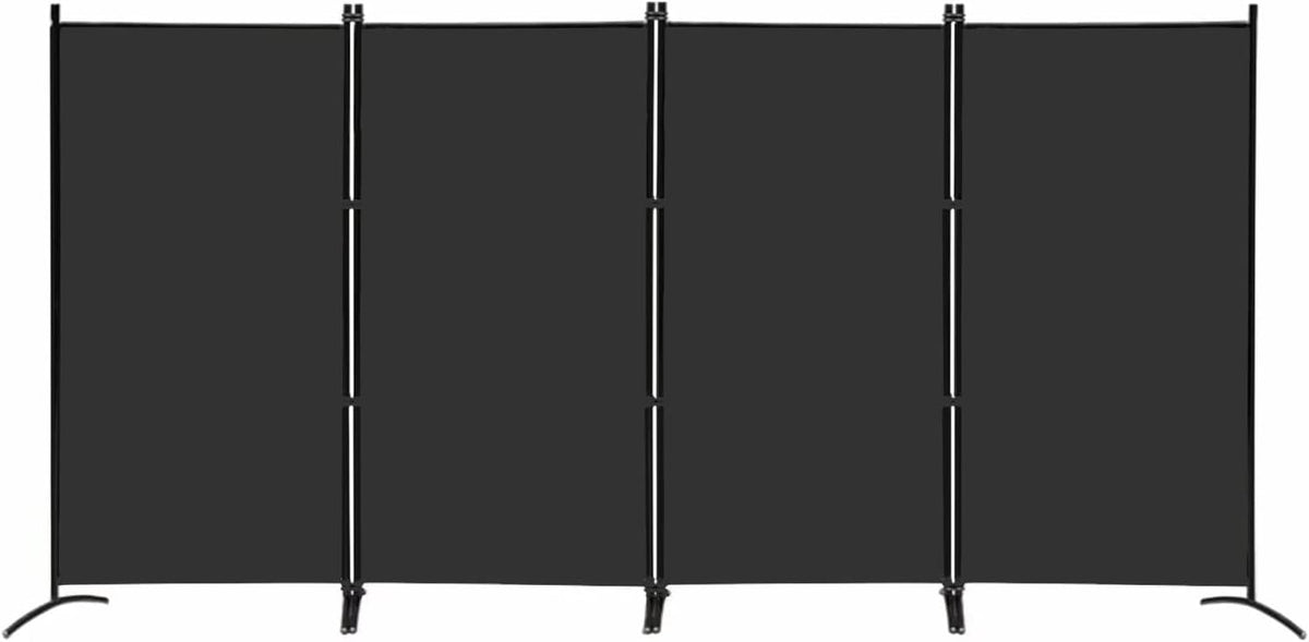 MAYOLIAH 4 Panel Privacy Screen Room Dividers 6FT Tall Portable Office Wall