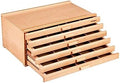 kingart wood 6-drawer artist supply storage box, 15-3/4”, main product view