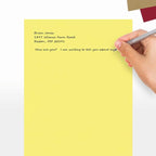 LUXPaper 8.5" x 11" Paper | Letter Size | Pastel Canary Yellow | 60lb. Text | - Image 6