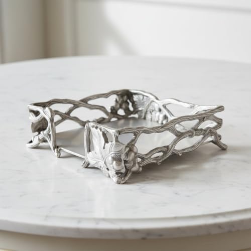 Arthur Court Grape Open Vine Napkin Holder - Durable Aluminum for Kitchen Cou...