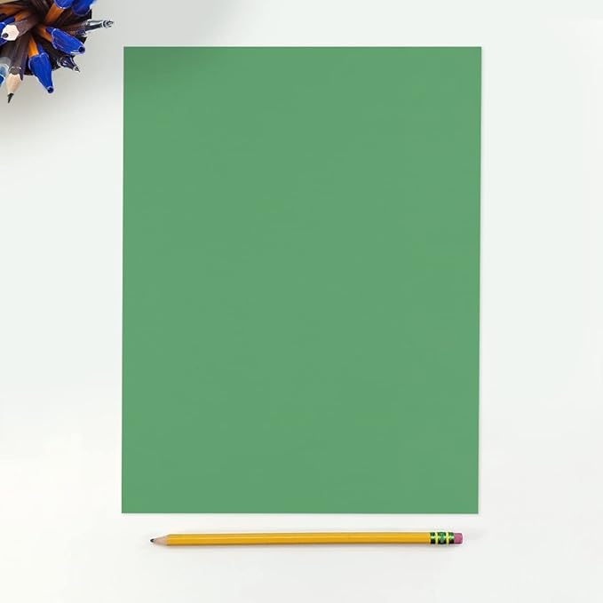 LUXPaper 8.5" x 11" Paper | Letter Size | Holiday Green | 80lb. Text | 50 Qty - Image 3