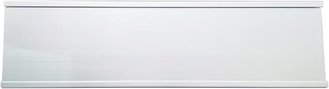 5 Pack 2" x 10" Aluminum Desk Name Plate Holders, Office Business Desk Sign - Image 4