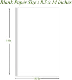 8.5" x 14" Blank Print Paper - Image 2