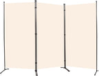 Room Divider 6FT Folding Privacy Screens, 3 Panel Partition Room Dividers - Image 7