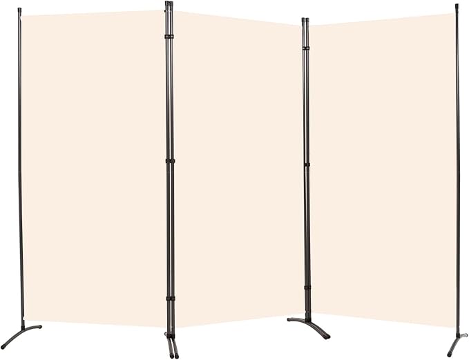 Room Divider 6FT Folding Privacy Screens, 3 Panel Partition Room Dividers - Image 7