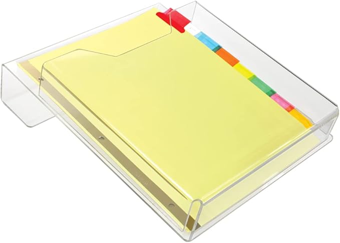 Clear Acrylic Cubicle Sign Holder, Name Plates, & File Holders - Image 3