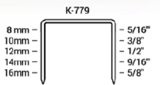 Klinch-Pak K-779/10, 3/8” Leg Length by 1/2" Wide Crown Heavy-Duty Galvanized - Image 3