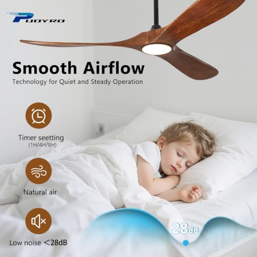 52 inch 3 blade propeller ceiling fans with, close-up detail