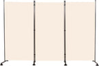 Room Divider 6FT Folding Privacy Screens, 3 Panel Partition Room Dividers - Image 7