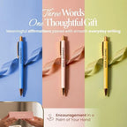 MESMOS 3pcs High End Luxury Congratulations Gifts for Women, Job Promotion Gifts for Women, Thank You Gift for Teacher, Employees, Coworkers, Mentors & Managers German-Ink & 1mm Swiss-Tip Luxury Pen.