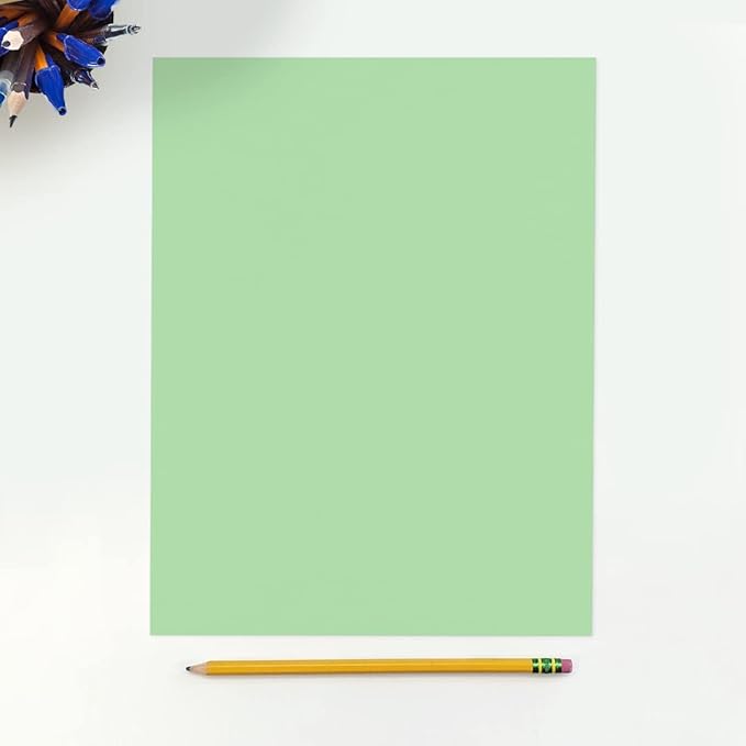 LUXPaper 8.5" x 11" Cardstock | Letter Size | Pastel Green | 65lb. Cover | 50 - Image 2