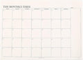 60 Page Schedule Planning Notepad, 245175 mm Tear-Off Sheets Weekly Planner by Unknown