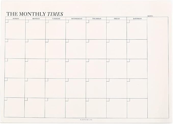 60 Page Schedule Planning Notepad, 245175 mm Tear-Off Sheets Weekly Planner by Unknown