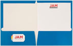 JAM PAPER Laminated Two Pocket Glossy Folders - Image 2