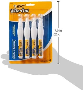BIC Wite-Out Brand Shake 'n Squeeze Correction Pen, 8 ML Correction Fluid - Image 3