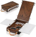 acode wood travel watercolor palette, plein air easel, main product view
