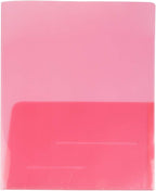 JAM PAPER Plastic Light Weight Flexible Two Pocket Presentation Folders - Image 2